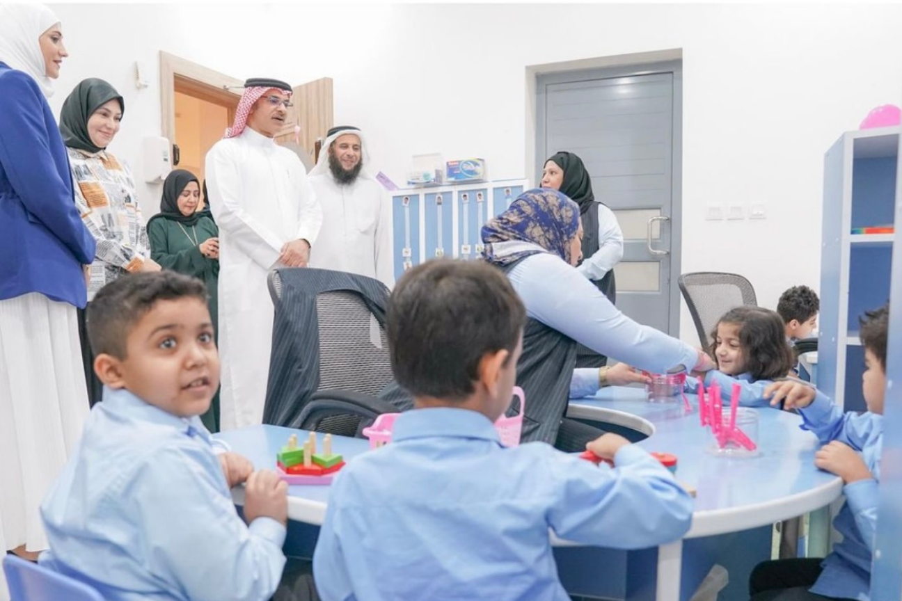 زيارة سعادة السيد أسامة بن أحمد خلف العصفور وزير التنمية الاجتماعية لمقر مركز تفاؤل للتربية الخاصة